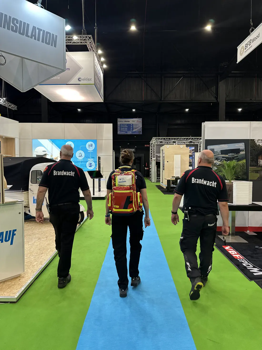 Zorgverleners van Event Safety Service tijdens beurzen en congressen